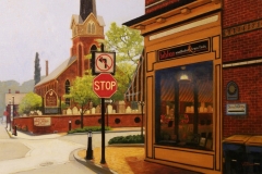 Market and Second, 20x30