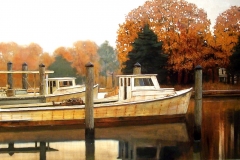 Quiet Day on Oak Creek, 22x46