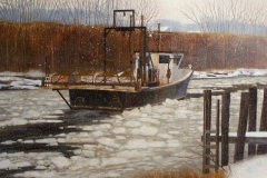 Seneca in Snow, 20x24